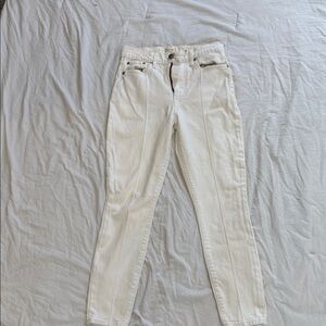 Alice and Olivia AO LA white jeans